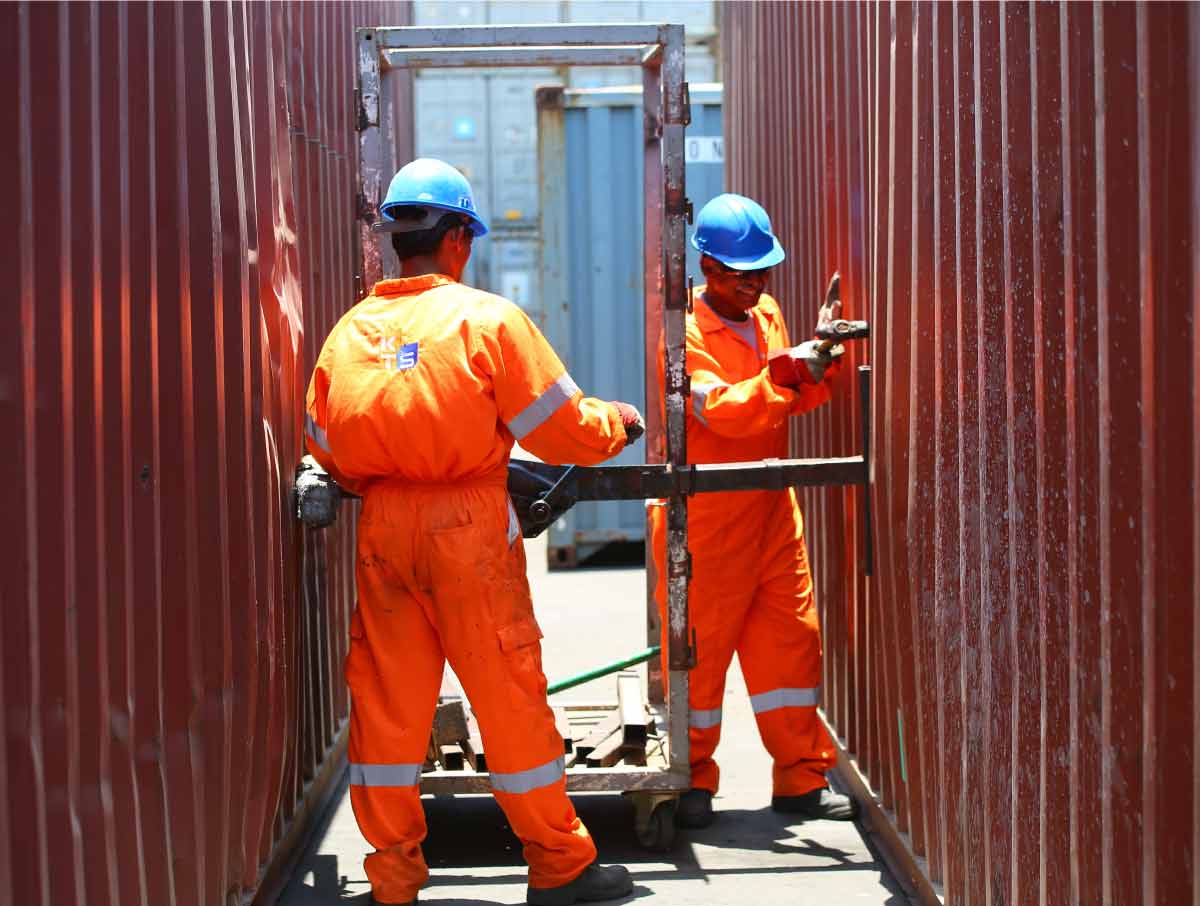 container repair activities